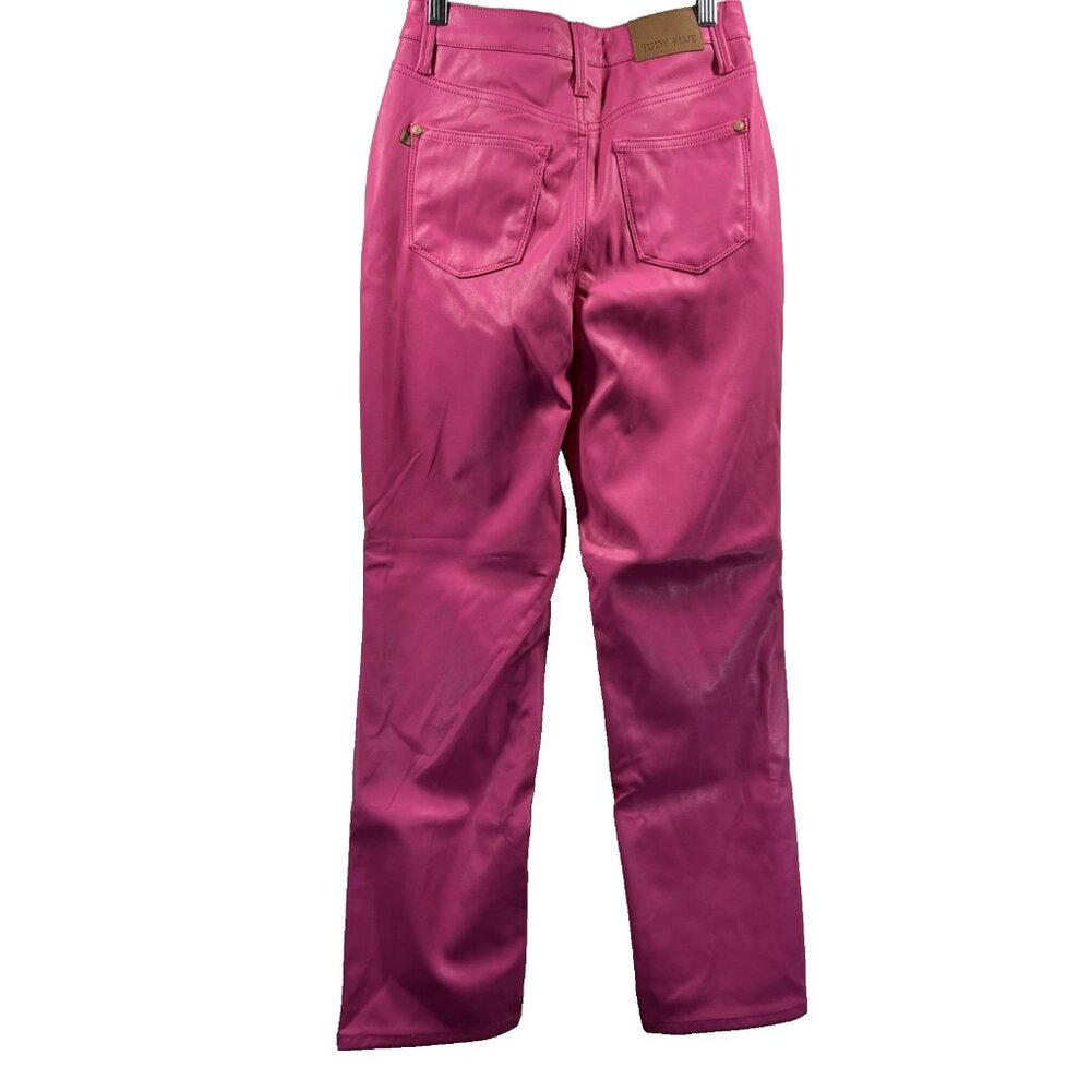 Judy Blue Fuchsia Wide Leg Pant - Picture 5 of 8